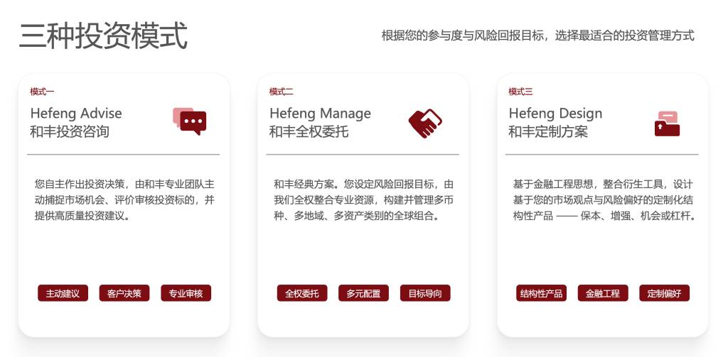 三种投资模式